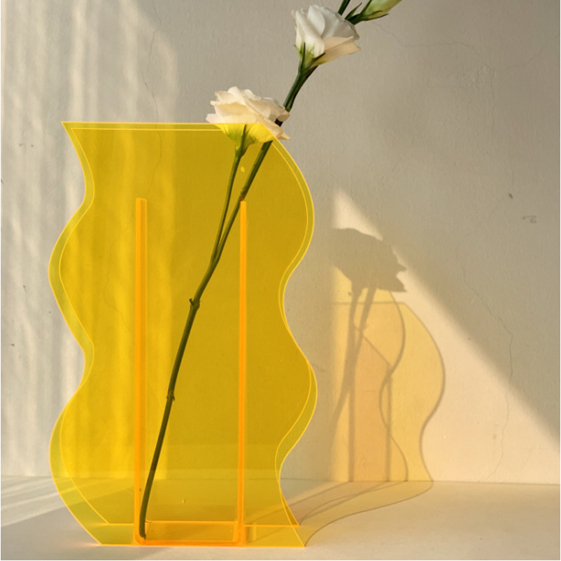 Modern Organic Acrylic Vase