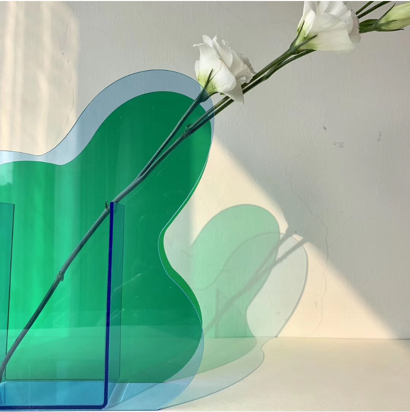 Modern Organic Acrylic Vase