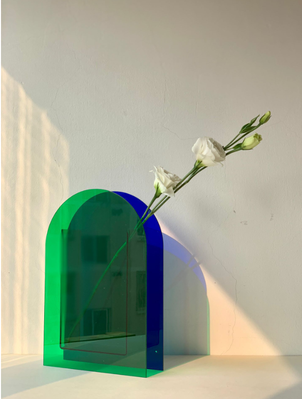 Modern Organic Acrylic Vase