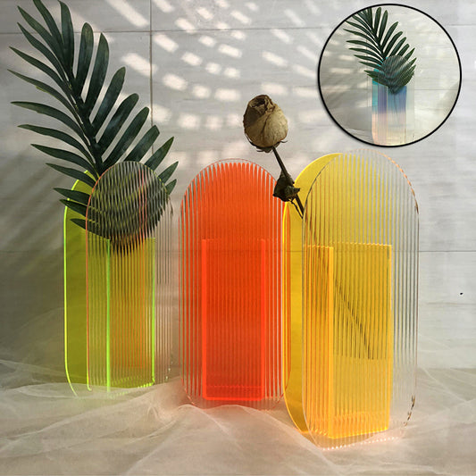 Colorful Modern Acrylic Vase