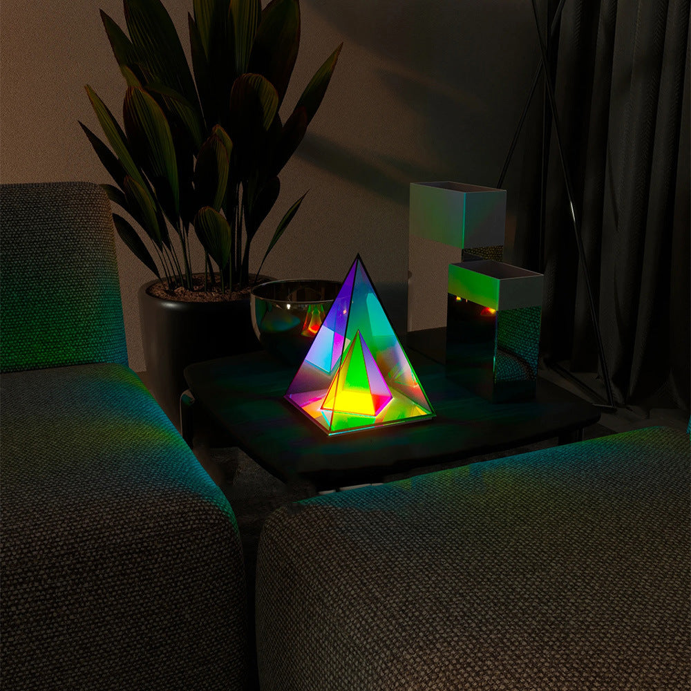 Acrylic Prism LED Lamp